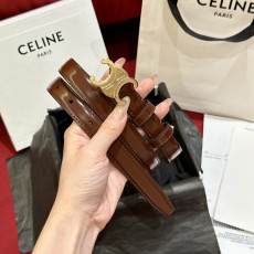 [해외최상급]CELINE 24SS 신상 메탈릭 버클 양면 벨트(1.8CM)