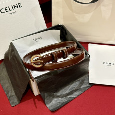 [해외최상급]CELINE 24SS 신상 메탈릭 버클 양면 벨트(1.8CM)