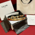 [해외최상급]CELINE 24SS 신상 메탈릭 버클 양면 벨트(1.8CM)