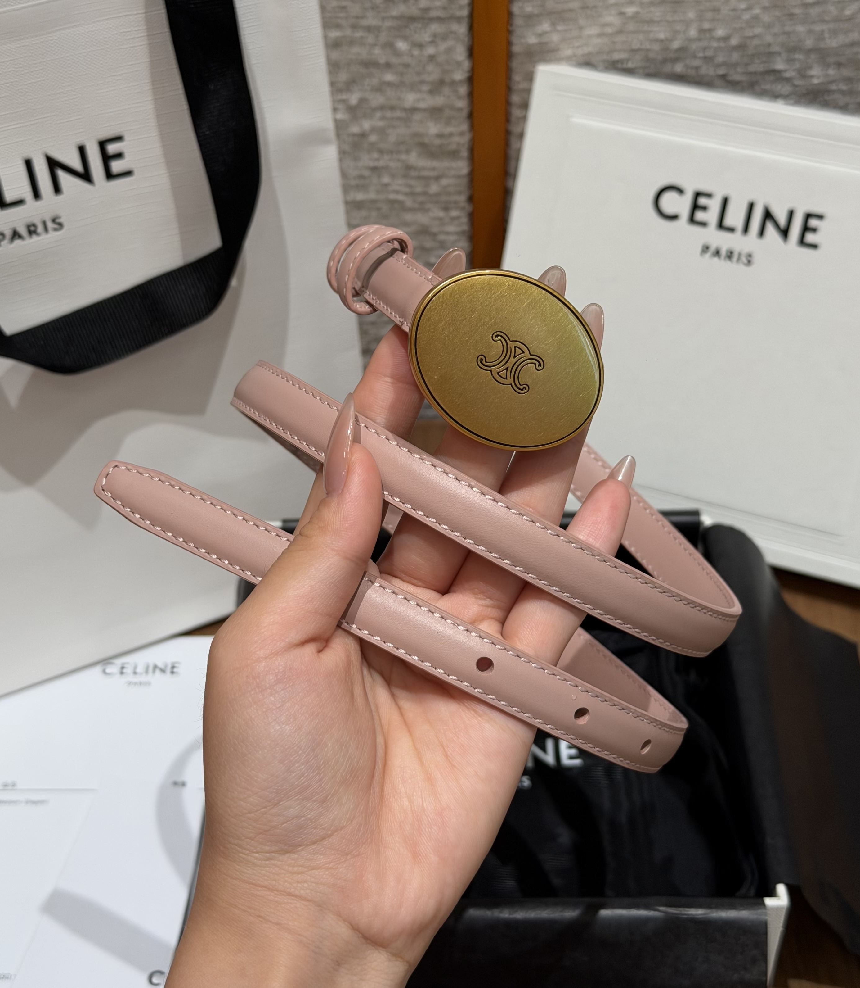 셀린느 2026 신상 벨트 -13mm