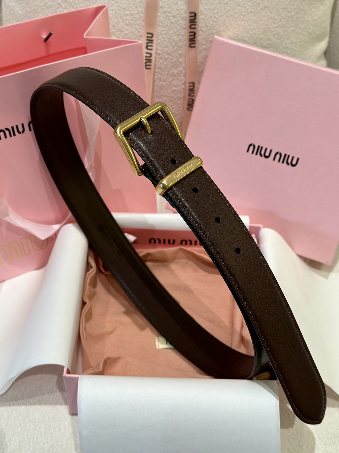 MIU MIU 핫 신상 벨트 3.5mm