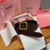 미우미우 25ss 여성 벨트-3.5cm