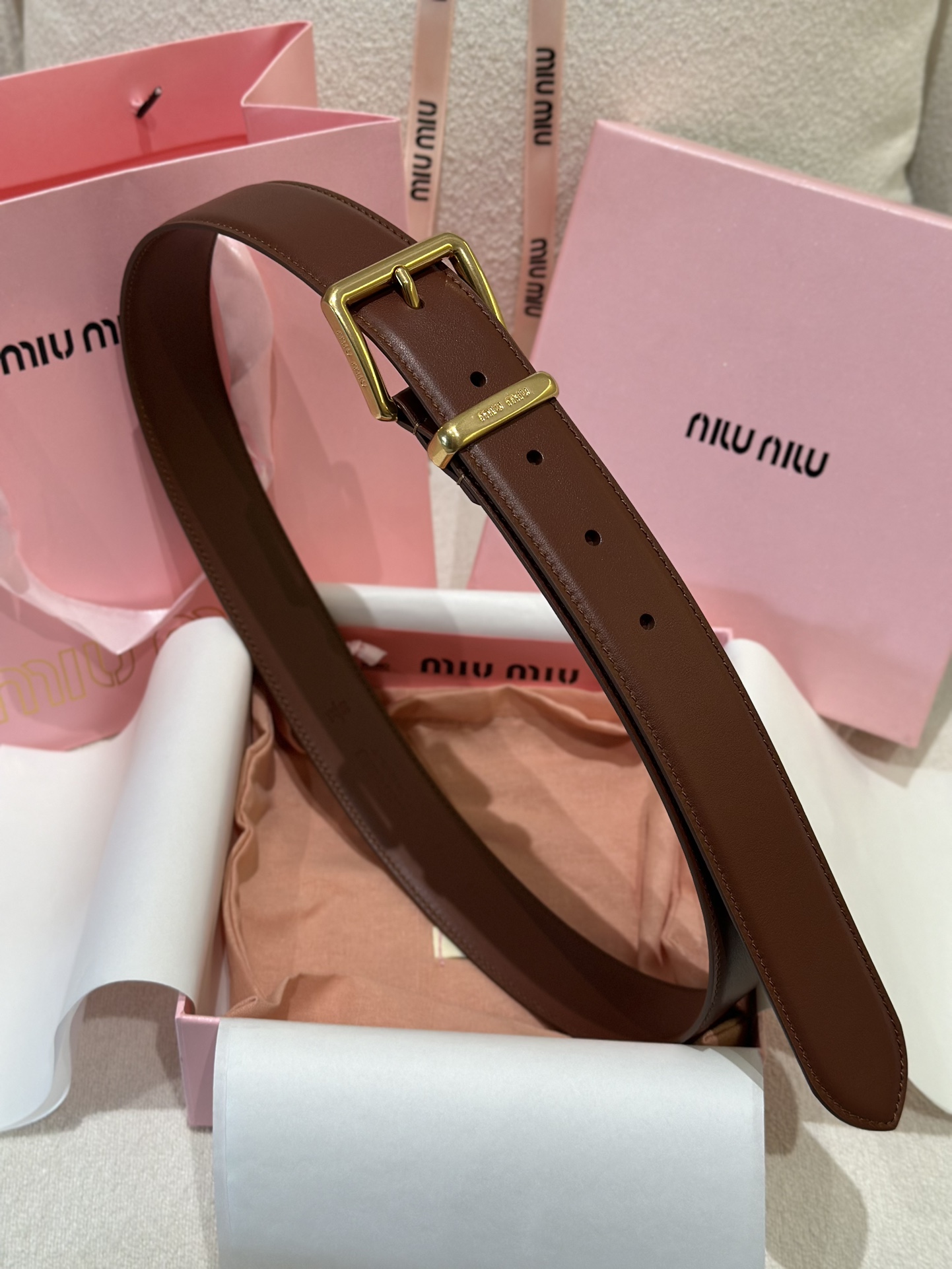 MIU MIU 핫 신상 벨트 3.5mm