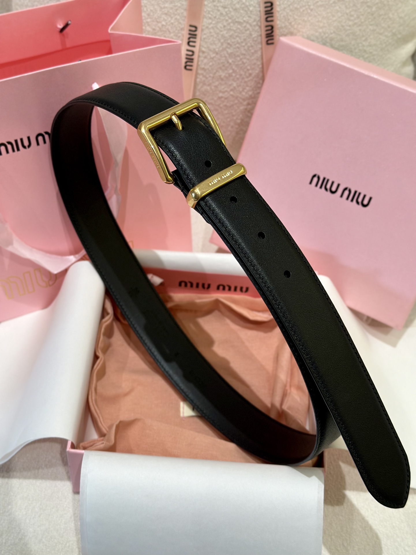 MIU MIU 핫 신상 벨트 3.5mm