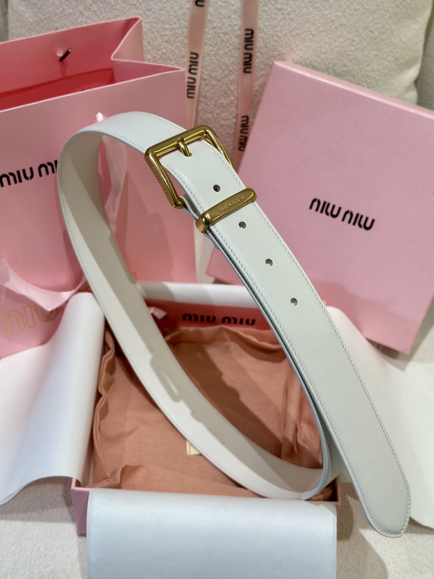 MIU MIU 핫 신상 벨트 3.5mm