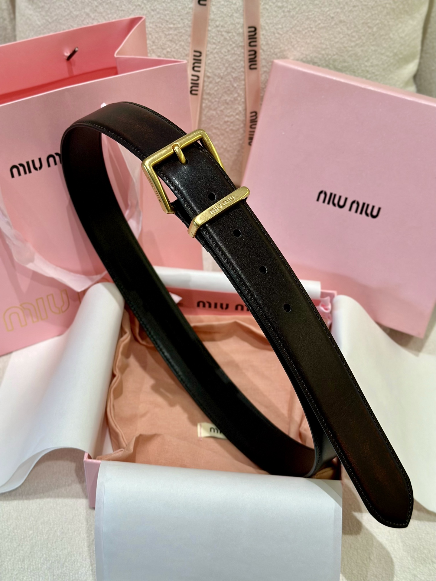 MIU MIU 핫 신상 벨트 3.5mm