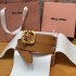 미우미우 25ss 여성 벨트-3.5cm