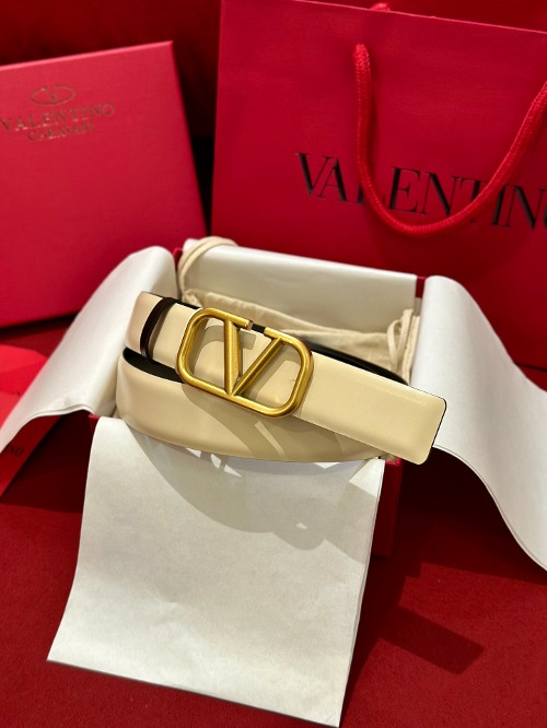 VALENTINO 발렌티노 VLogo Signature 30 리버서블 레더 벨트 5W2T0T15ZFRC34