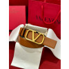VALENTINO 발렌티노 VLogo Signature 40 리버서블 레더 벨트 5W2T0S11ZFRLC8