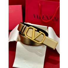 VALENTINO 발렌티노 VLogo Signature 40 리버서블 레더 벨트 5W2T0S11ZFRLC8