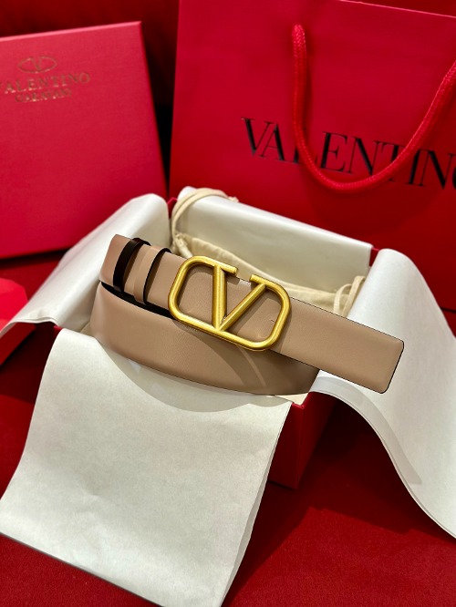 VALENTINO 발렌티노 VLogo Signature 30 리버서블 레더 벨트 5W2T0T15ZFRC34