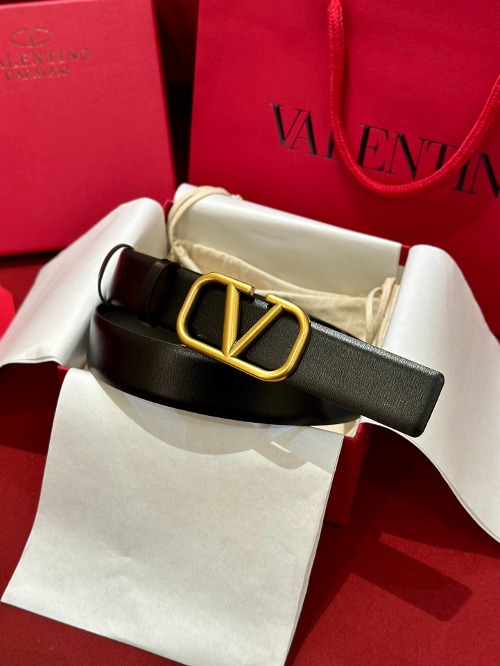 VALENTINO 발렌티노 VLogo Signature 30 리버서블 레더 벨트 5W2T0T15ZFRC34