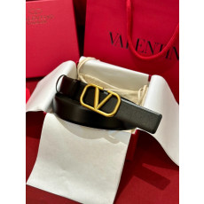 VALENTINO 발렌티노 VLogo Signature 30 리버서블 레더 벨트 5W2T0T15ZFRC34