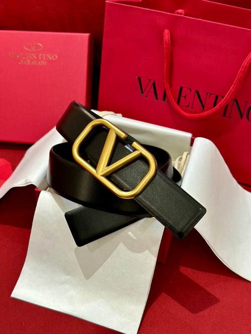 VALENTINO 발렌티노 VLogo Signature 40 리버서블 레더 벨트 5W2T0S11ZFRLC8