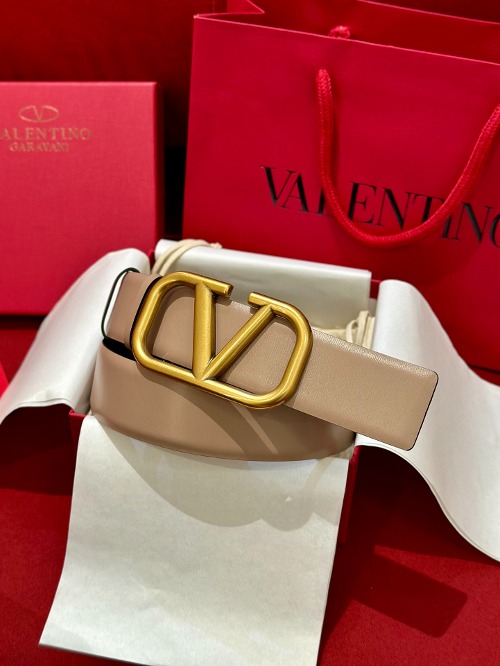 VALENTINO 발렌티노 VLogo Signature 40 리버서블 레더 벨트 5W2T0S11ZFRLC8