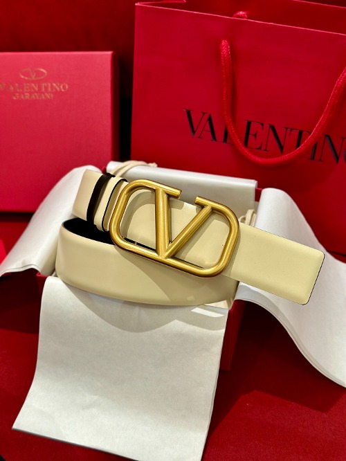 VALENTINO 발렌티노 VLogo Signature 40 리버서블 레더 벨트 5W2T0S11ZFRLC8
