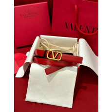VALENTINO 발렌티노 VLogo Signature 20 리버서블 레더 벨트 5W2T0S12ZFR11J