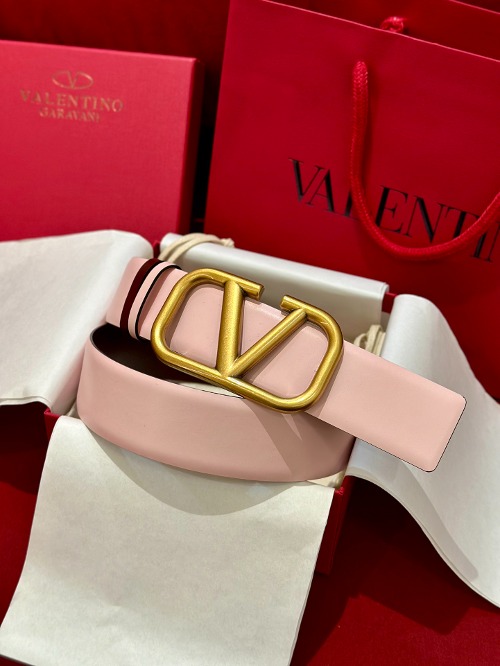 VALENTINO 발렌티노 VLogo Signature 40 리버서블 레더 벨트 5W2T0S11ZFRLC8