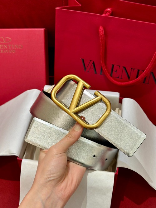 VALENTINO 발렌티노 VLogo Signature 40 리버서블 레더 벨트 5W2T0S11ZFRLC8
