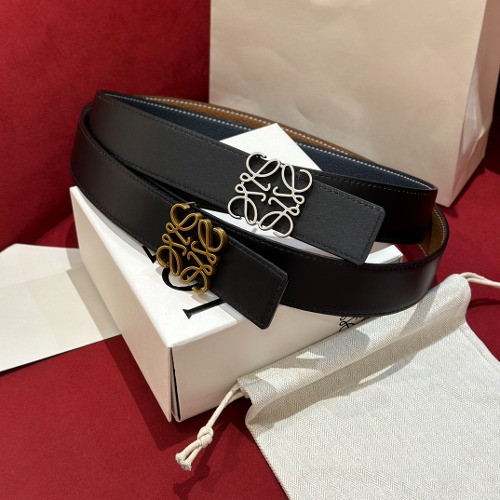 LOEWE 로에베 Anagram 아나그램 리버시블 레더 벨트 (해외최상급)