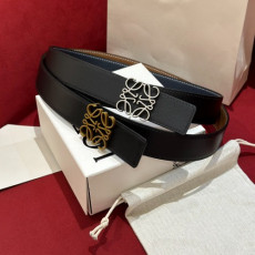 LOEWE 로에베 Anagram 아나그램 리버시블 레더 벨트 (해외최상급)