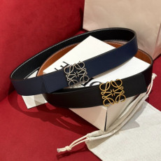 LOEWE 로에베 Anagram 아나그램 리버시블 레더 벨트 (해외최상급)