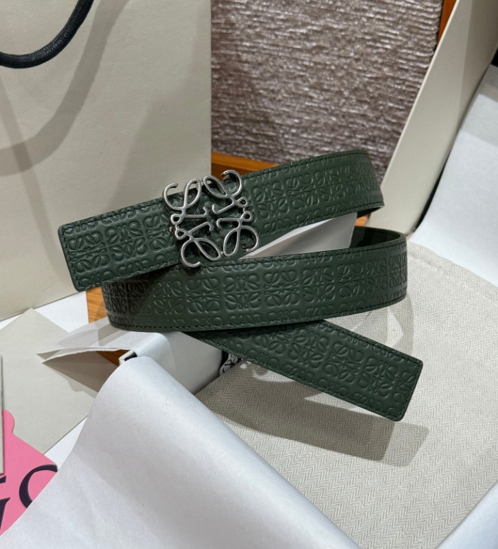 로에베 아나그램 버클 양면 벨트- 3.2