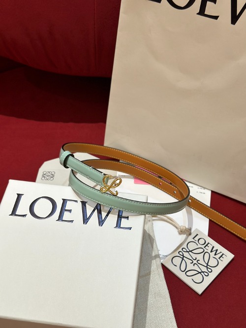 LOEWE 로에베 Anagram 아나그램 레더 벨트 (해외최상급)