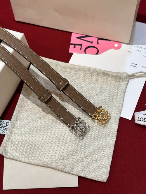 LOEWE 로에베 Anagram 아나그램 리버시블 레더 벨트 (해외최상급)