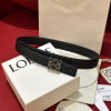 LOEWE 로에베 Anagram 아나그램 리버시블 레더 벨트 (해외최상급)