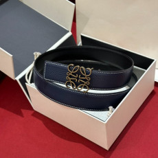 LOEWE 로에베 Anagram 아나그램 레더 벨트 (해외최상급)