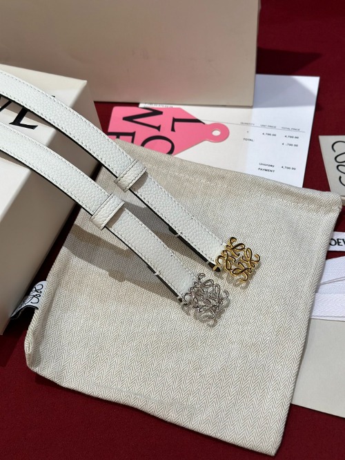 LOEWE 로에베 Anagram 아나그램 리버시블 레더 벨트 (해외최상급)