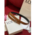LOEWE 로에베 Anagram 아나그램 리버시블 레더 벨트 (해외최상급)