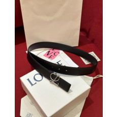 LOEWE 로에베 Anagram 아나그램 리버시블 레더 벨트 (해외최상급)