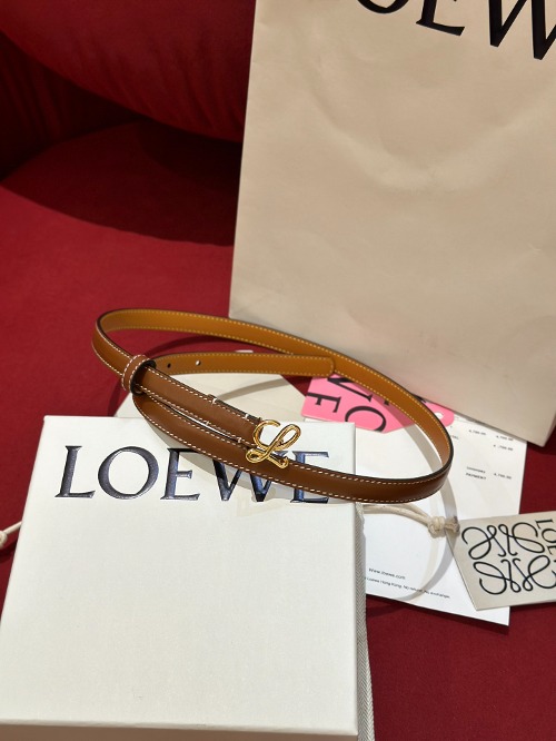 LOEWE 로에베 Anagram 아나그램 레더 벨트 (해외최상급)