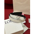 LOEWE 로에베 Anagram 아나그램 리버시블 레더 벨트 (해외최상급)