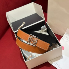 LOEWE 로에베 Anagram 아나그램 리버시블 레더 벨트 (해외최상급)
