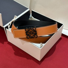 LOEWE 로에베 Anagram 아나그램 레더 벨트 (해외최상급)