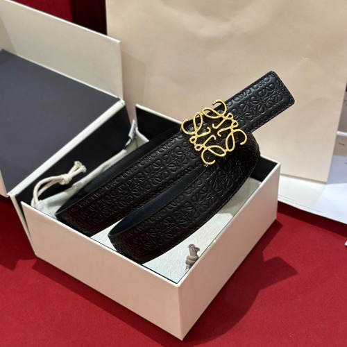 LOEWE 로에베 Anagram 아나그램 레더 벨트 (해외최상급)