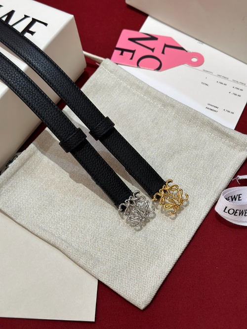 LOEWE 로에베 Anagram 아나그램 리버시블 레더 벨트 (해외최상급)