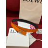 LOEWE 로에베 Anagram 아나그램 리버시블 레더 벨트 (해외최상급)