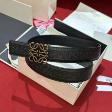 LOEWE 로에베 Anagram 아나그램 레더 벨트 (해외최상급)