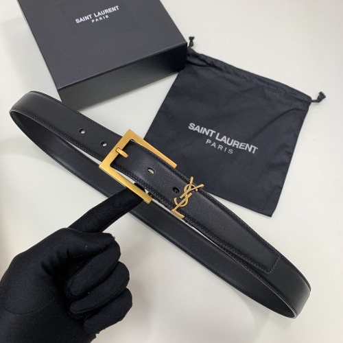 YSL 여성용 가죽 벨트 고퀄 해외배송 3cm