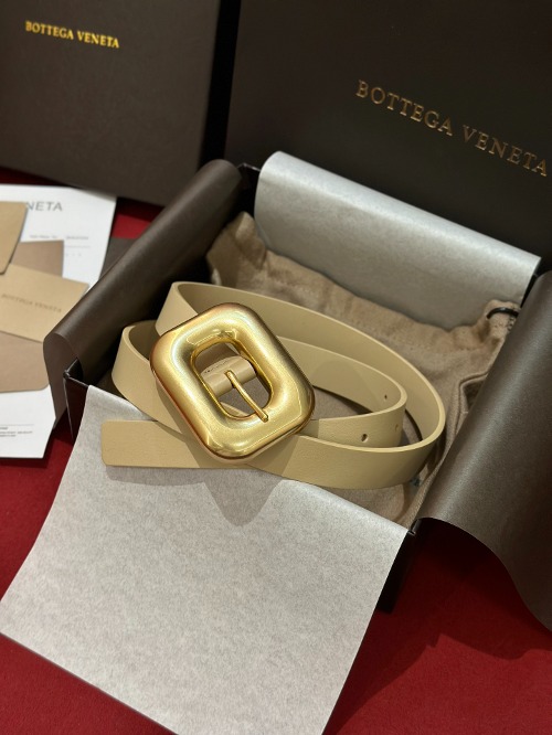 BOTTEGA VENETA 보테가 체인 링크 벨트 2cm - 734271