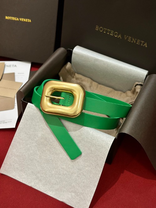 BOTTEGA VENETA 보테가 체인 링크 벨트 2cm - 734271