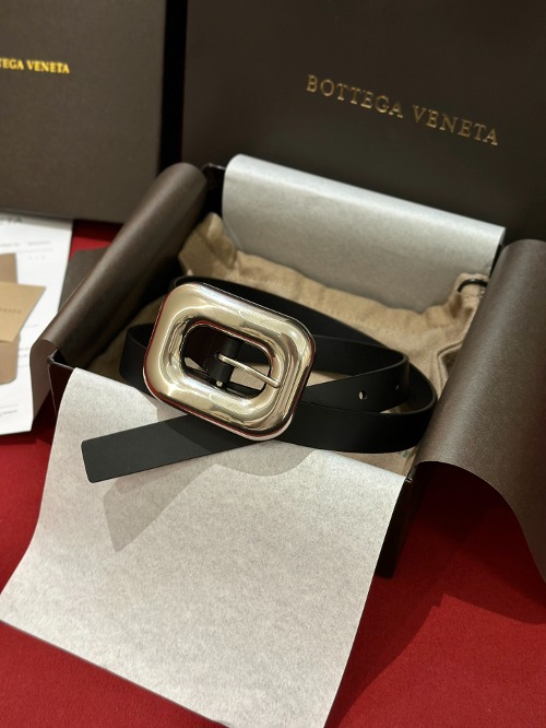 BOTTEGA VENETA 보테가 체인 링크 벨트 2cm - 734271