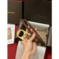 BOTTEGA VENETA 보테가 가죽 로프 벨트 715640