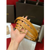 BOTTEGA VENETA 보테가 트라이앵글 더블 스트랩 벨트 709333