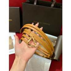 BOTTEGA VENETA 보테가 트라이앵글 더블 스트랩 벨트 709333
