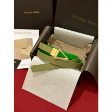 BOTTEGA VENETA 보테가 트라이앵글 버클 레더 벨트